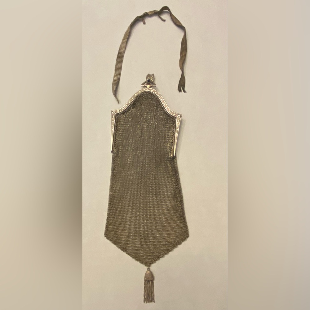 Vintage Whiting and Davis Sterling Mesh Purse